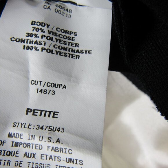 A.B.S. by Allen Schwartz - Dropped Waist Pleated Dress - Petite - Picture 8 of 8